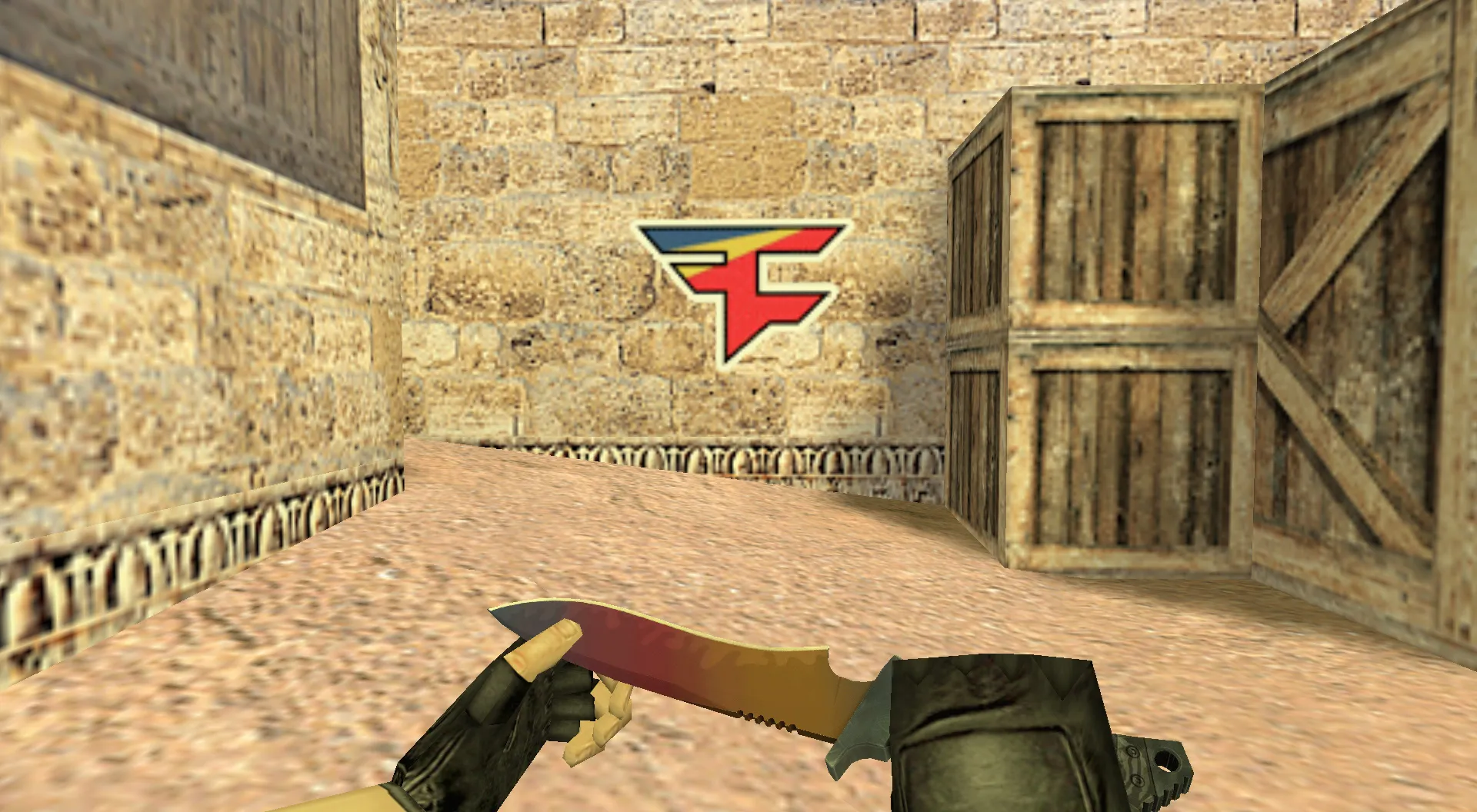 Скриншот Граффити «FaZe Logo» для CS 1.6 - Яркое дополнение для вашего игрового стиля