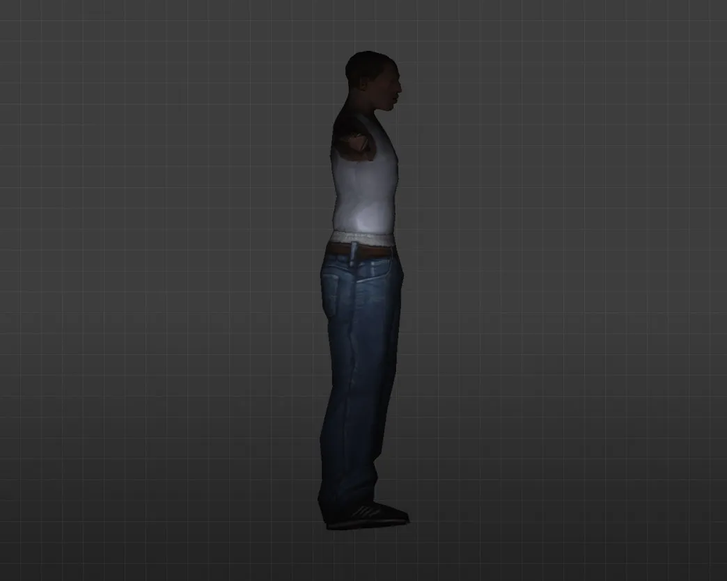 Скриншот Модель «Карл Джонсон» для CS 1.6 - Игровые Скины GTA