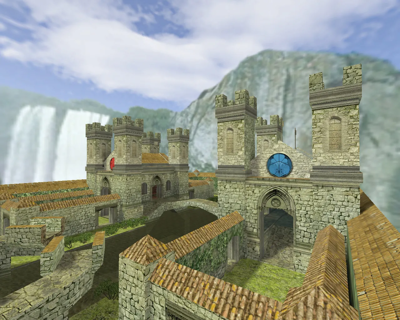 Скриншот  Карта fy_white_castle для CS 1.6: точки, раунды, .nav, оптимизация и быстрые входы