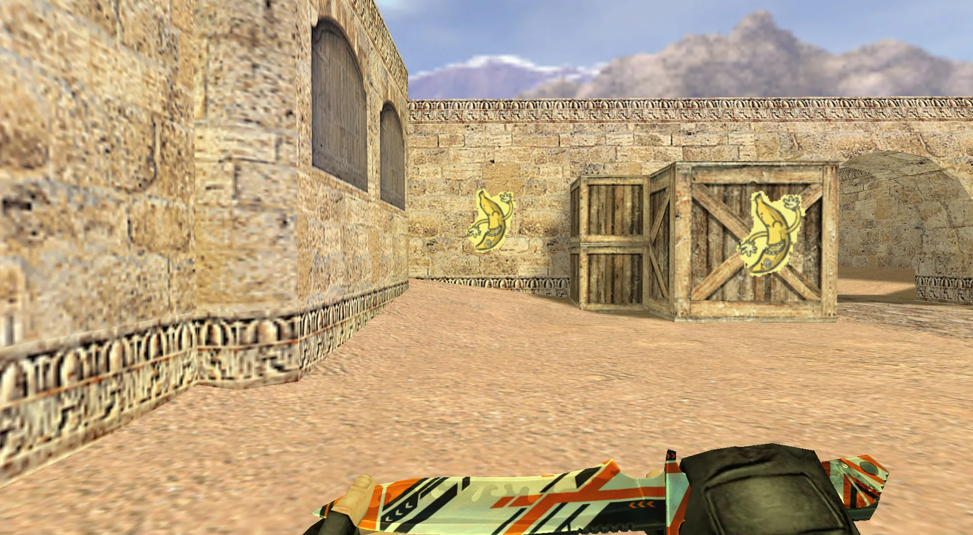 Скриншот Граффити «Банан» для CS 1.6 - Уникальный стиль из CS:GO