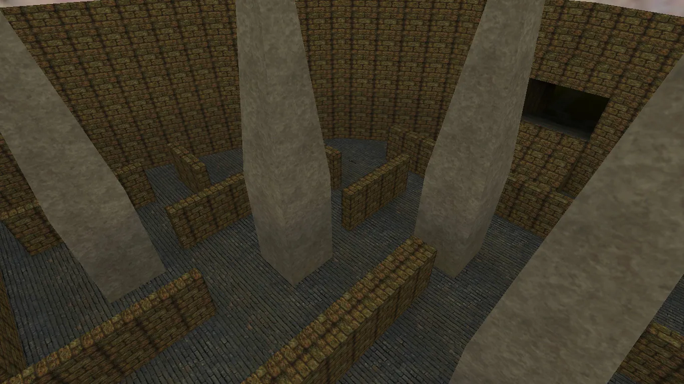 Скриншот  de_arena для CS 1.6: карта, точки, .nav для ботов, оптимизация wpoly/epoly и баланс сторон