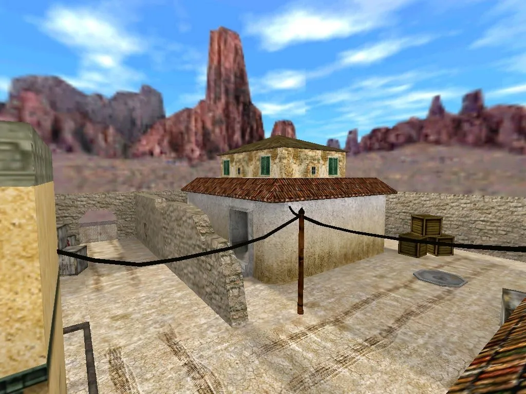 Скриншот  Карта de_roadtrip для CS 1.6 - Тактические возможности и баланс сторон