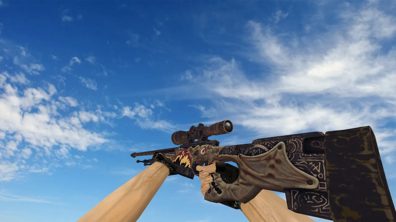 Скриншот Модель AWP Necronomigun для CS 1.6 - Уникальный стиль и качество