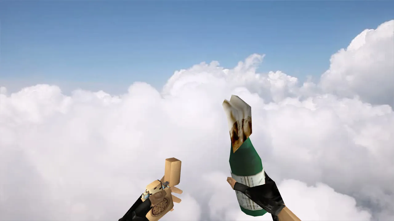 Скриншот Модель «Kriek Girardin 1882 Molotov» для CS 1.6: v_, p_, w_ граната, звуки и анимация осмотра