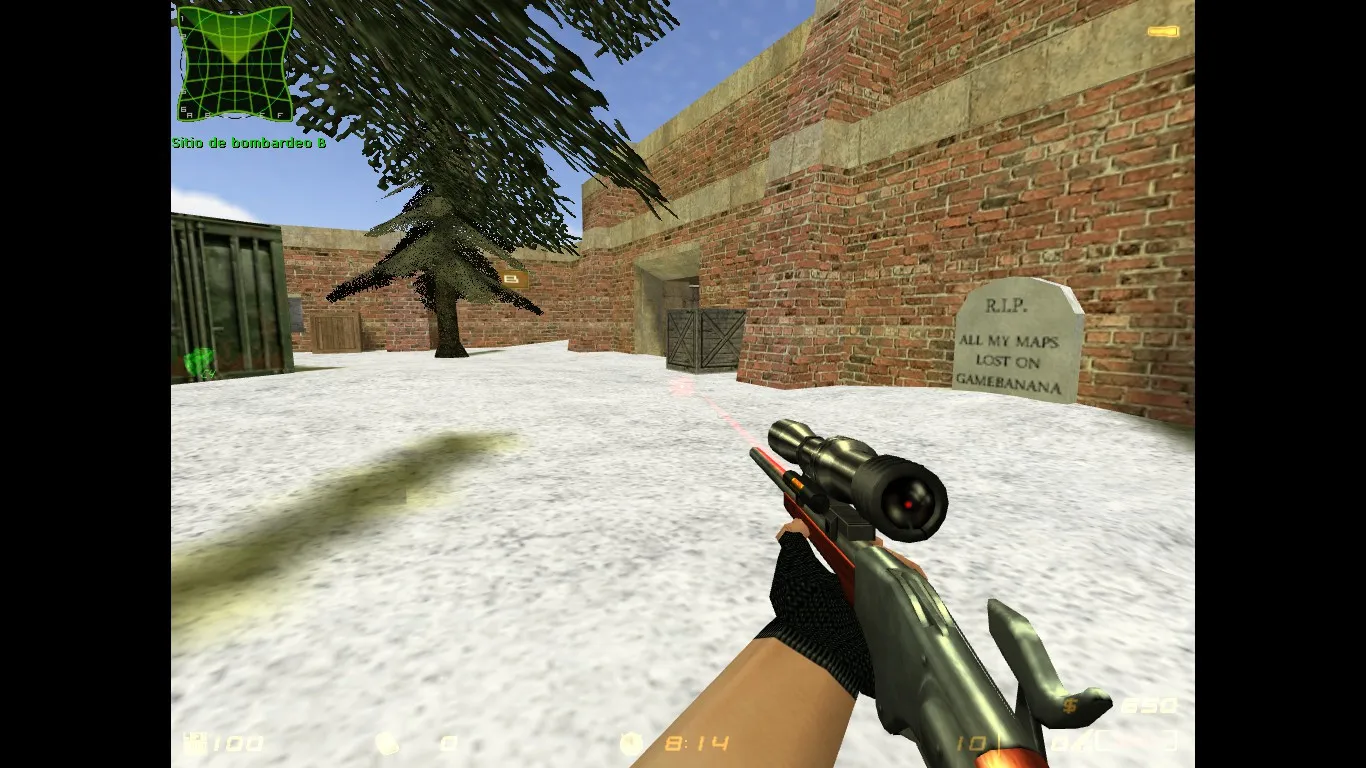 Скриншот  de_gamebanana карта для CS 1.6: баланс сторон, точки, .nav и оптимизация wpoly/epoly