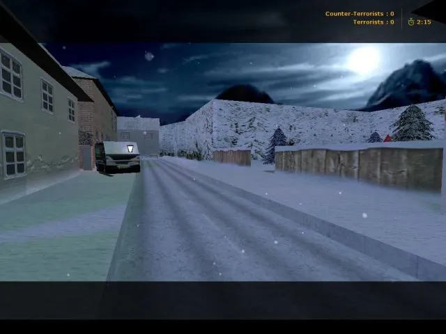 Скриншот  Карта de_xmasvillage_b1 для CS 1.6 - Зимняя Тактика и Стратегия