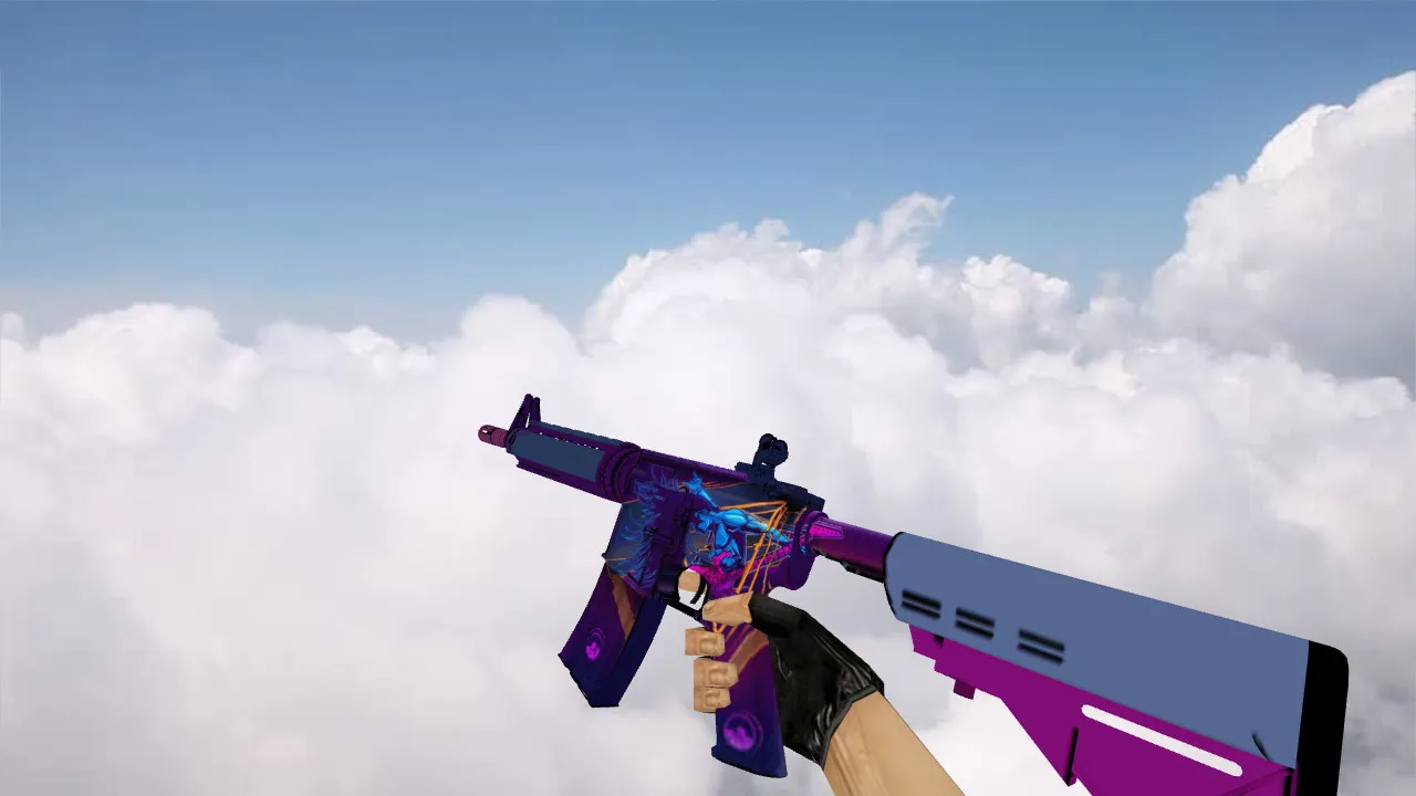 Скриншот Модель M4A1 Pop Star v_ для CS 1.6: p_ и w_ модели, звуки, анимация осмотра, качество текстур