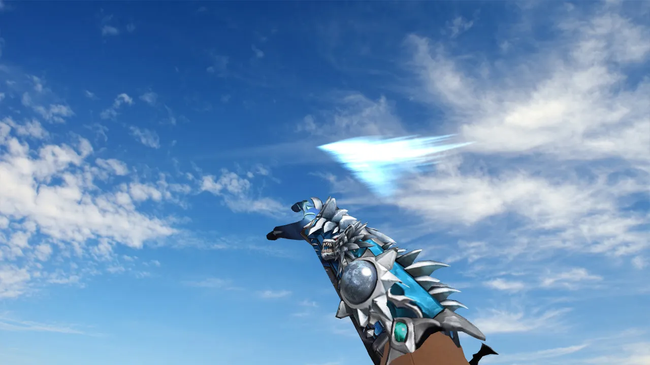 Скриншот Модель ножа «Wolf Hands» для CS 1.6: v_ и w_ модели, звуки, анимация осмотра, качество текстур