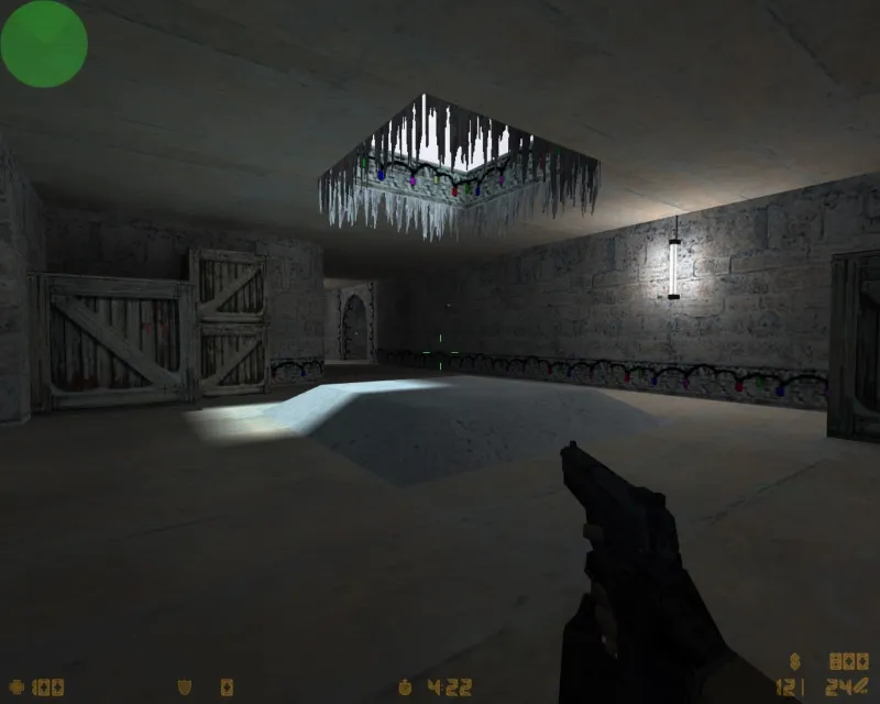 Скриншот  Карта de_xmas_dust для CS 1.6 - Сражения на зимних просторах