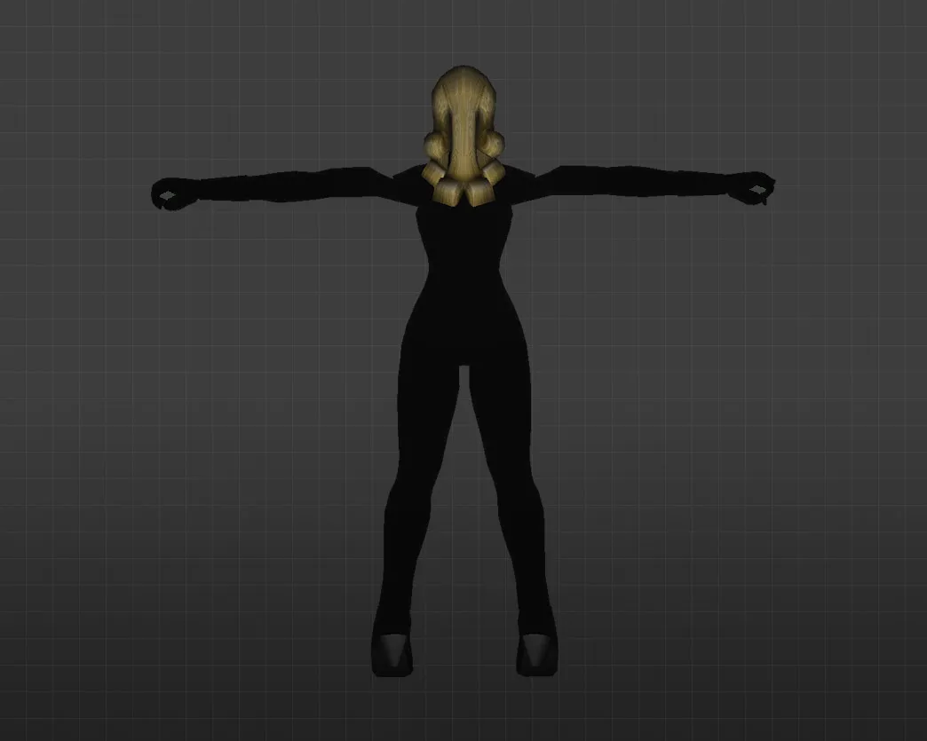 Скриншот Модель «Девушка в латексе» для CS 1.6 - Уникальный игровой скин