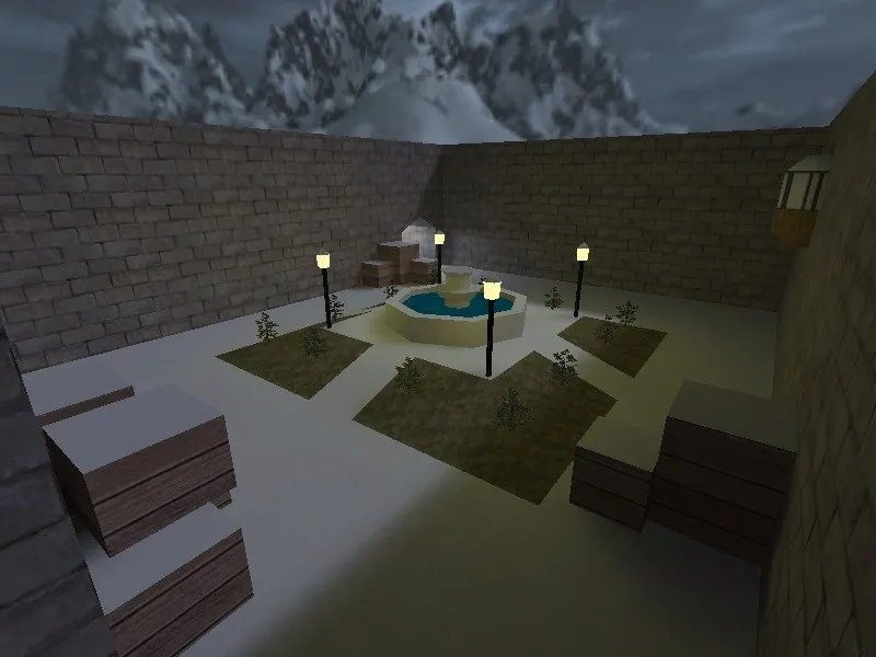 Скриншот  Карта de_frostytown для CS 1.6: точки, маршруты и оптимизация (4554/8610)