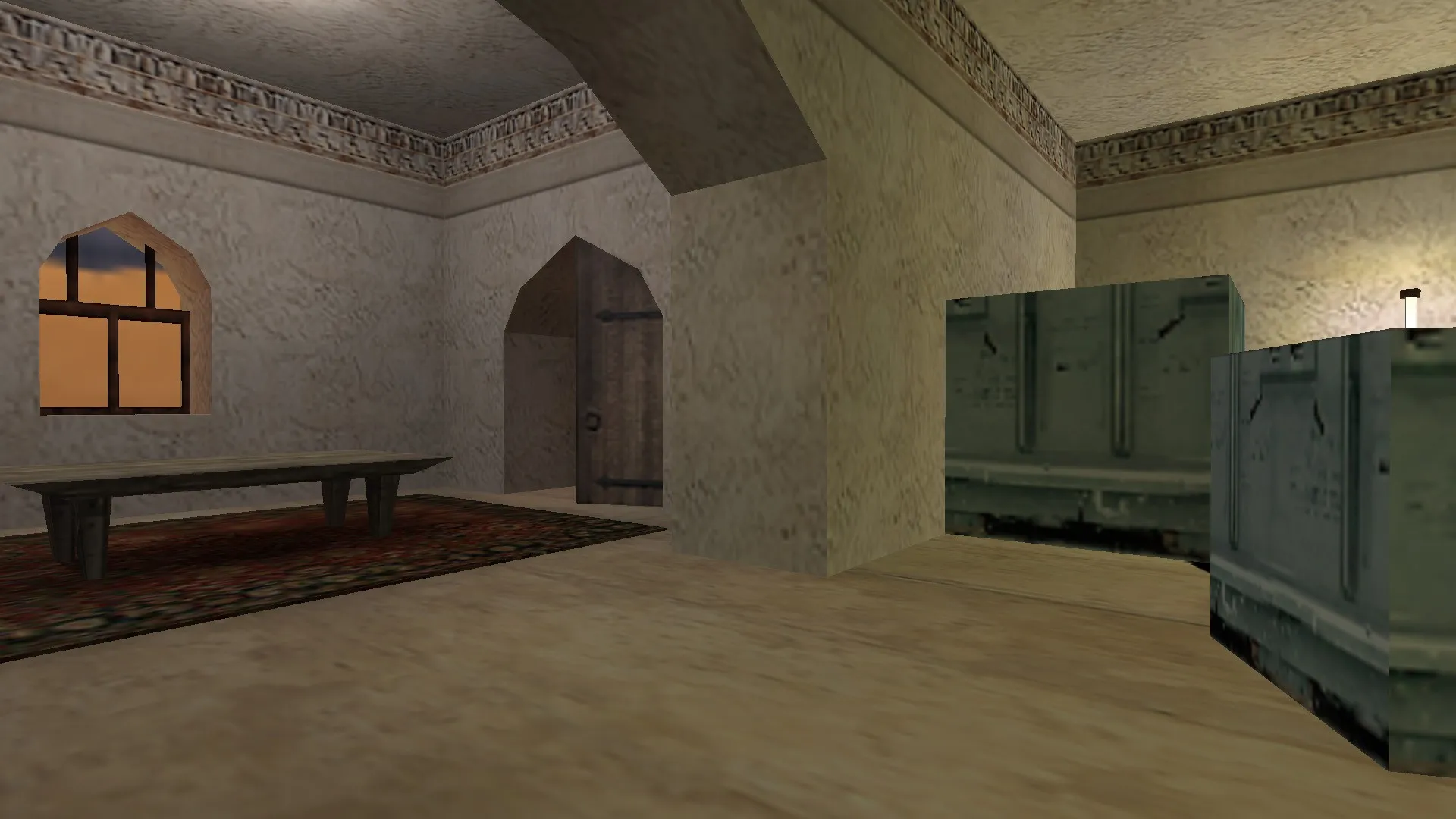 Скриншот  de_heat для CS 1.6: тактика за теров и кт, точки контроля, .nav и оптимизация карты