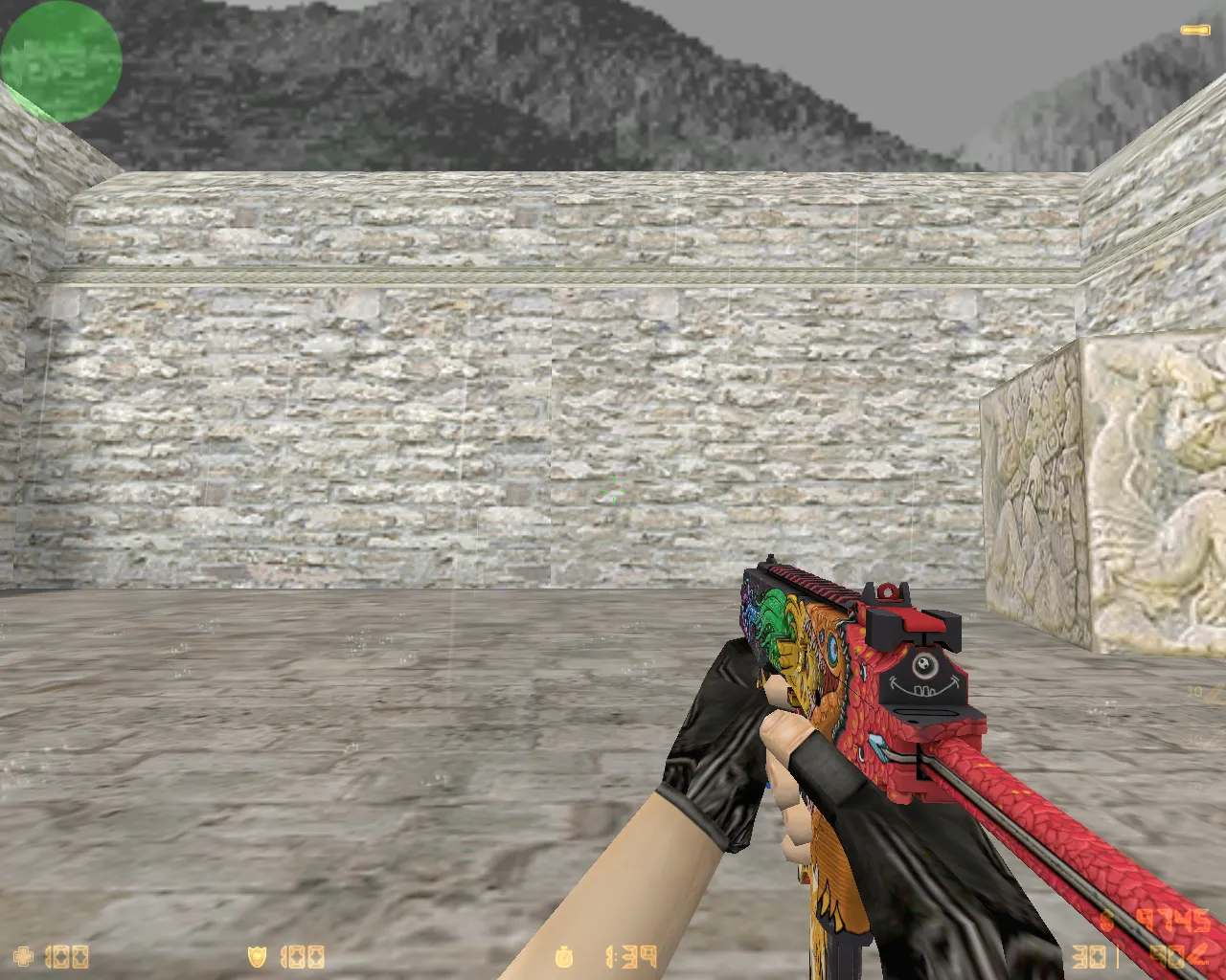 Скриншот MP9 | Пищевая цепь (Food Chain) для CS 1.6 - Модели оружия