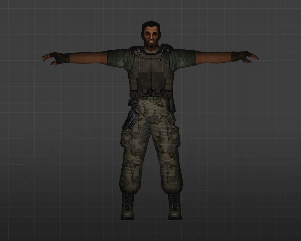 Скриншот Модель «Сыны пустини» для CS 1.6 - Уникальный скин для игроков