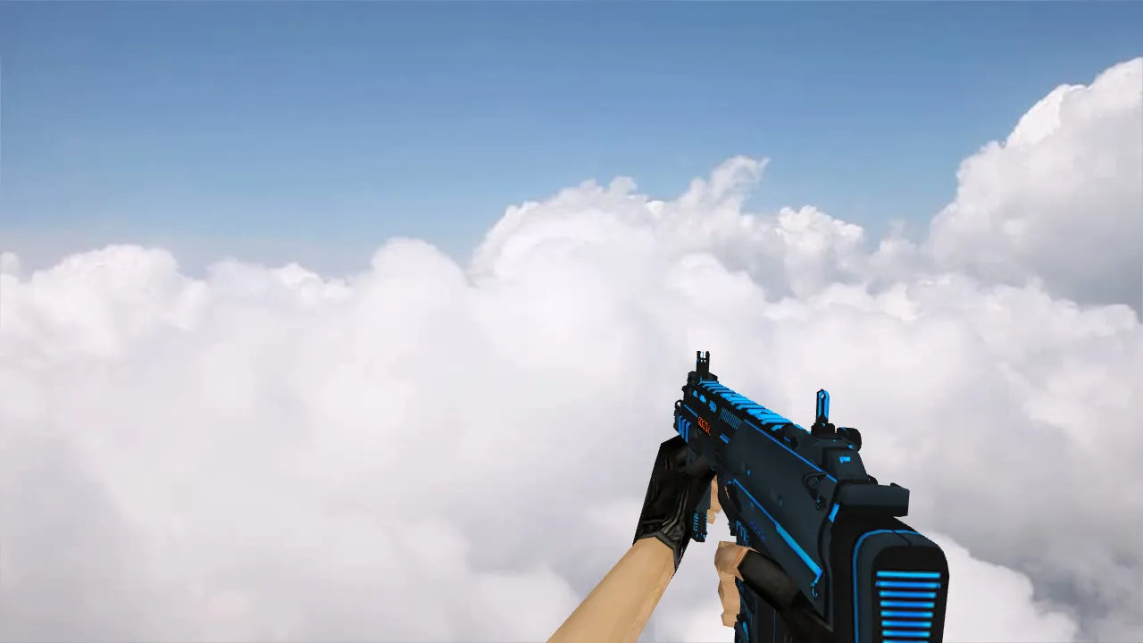 Скриншот Модель MP7 Plasmax для CS 1.6 – уникальный стиль и качество