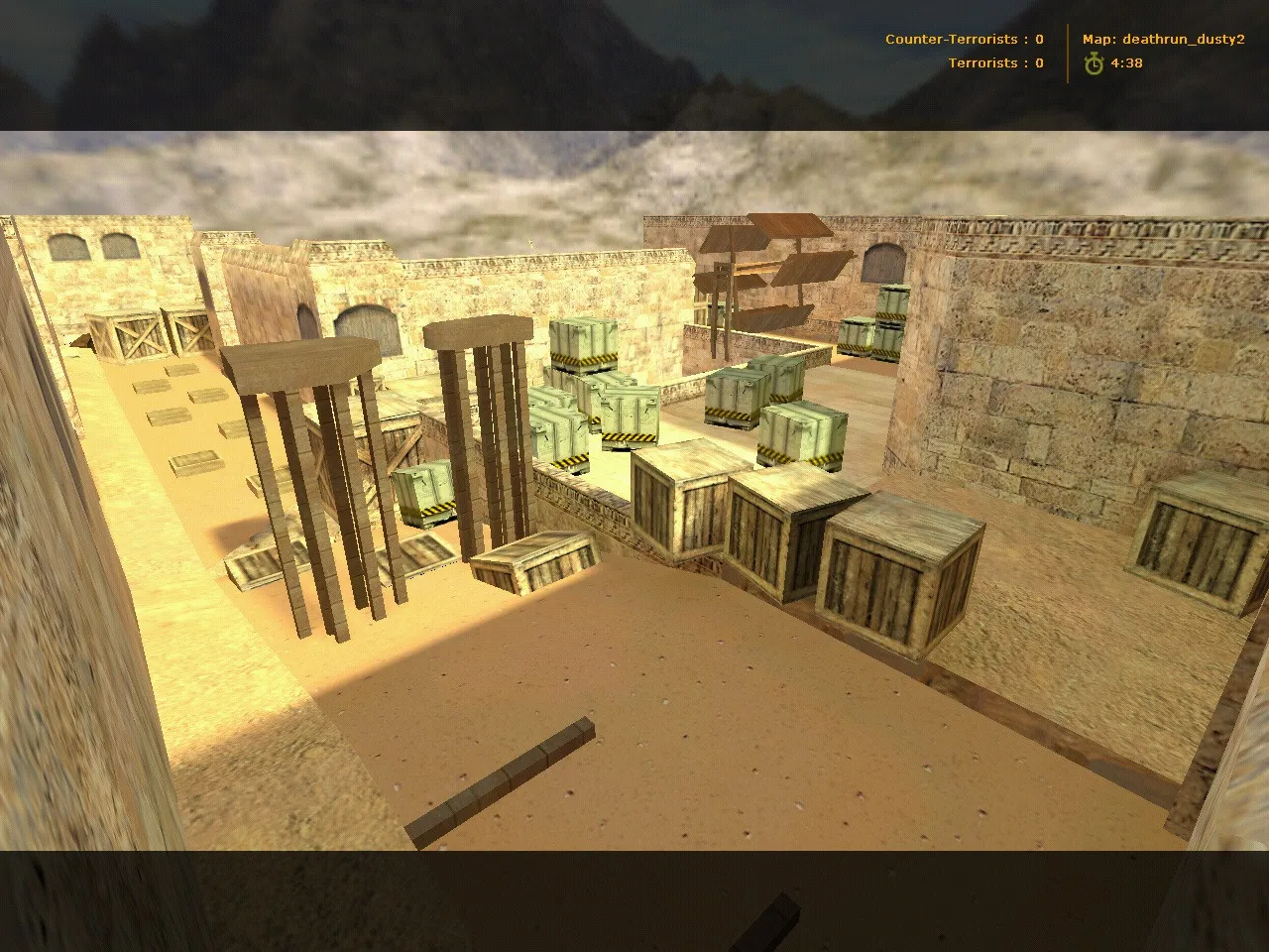Скриншот  deathrun_dusty2 для CS 1.6: тактики, точки, .nav и оптимизация карт
