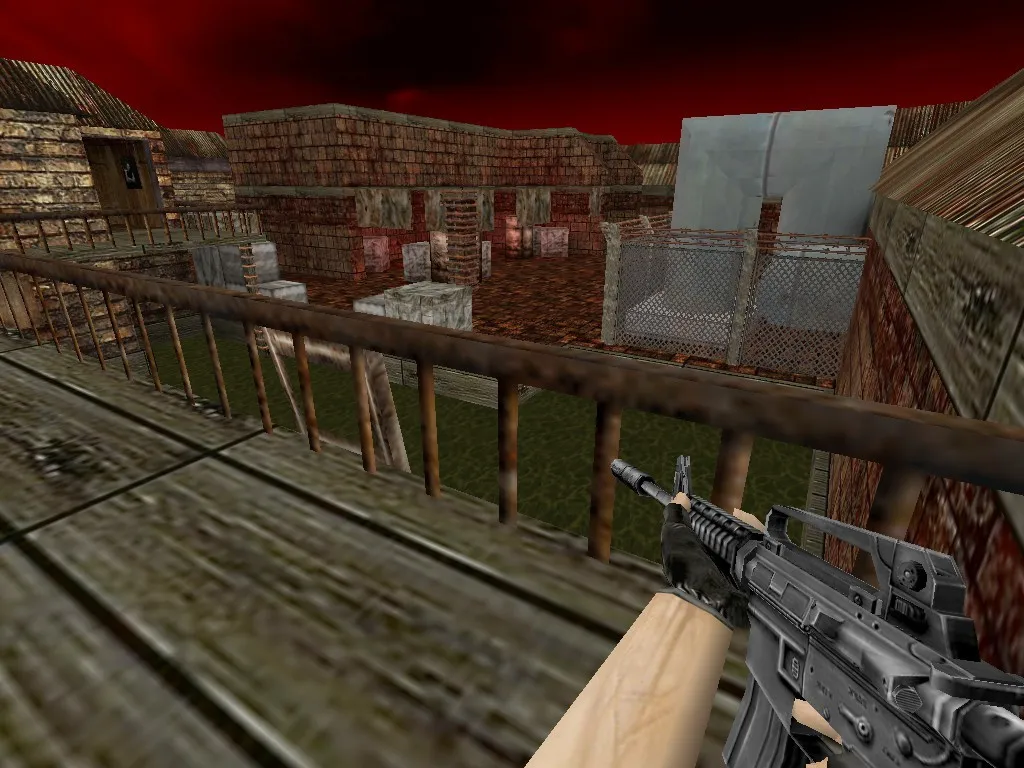 Скриншот  Карта de_inferno_haunted для CS 1.6 - Тактические возможности и оптимизация