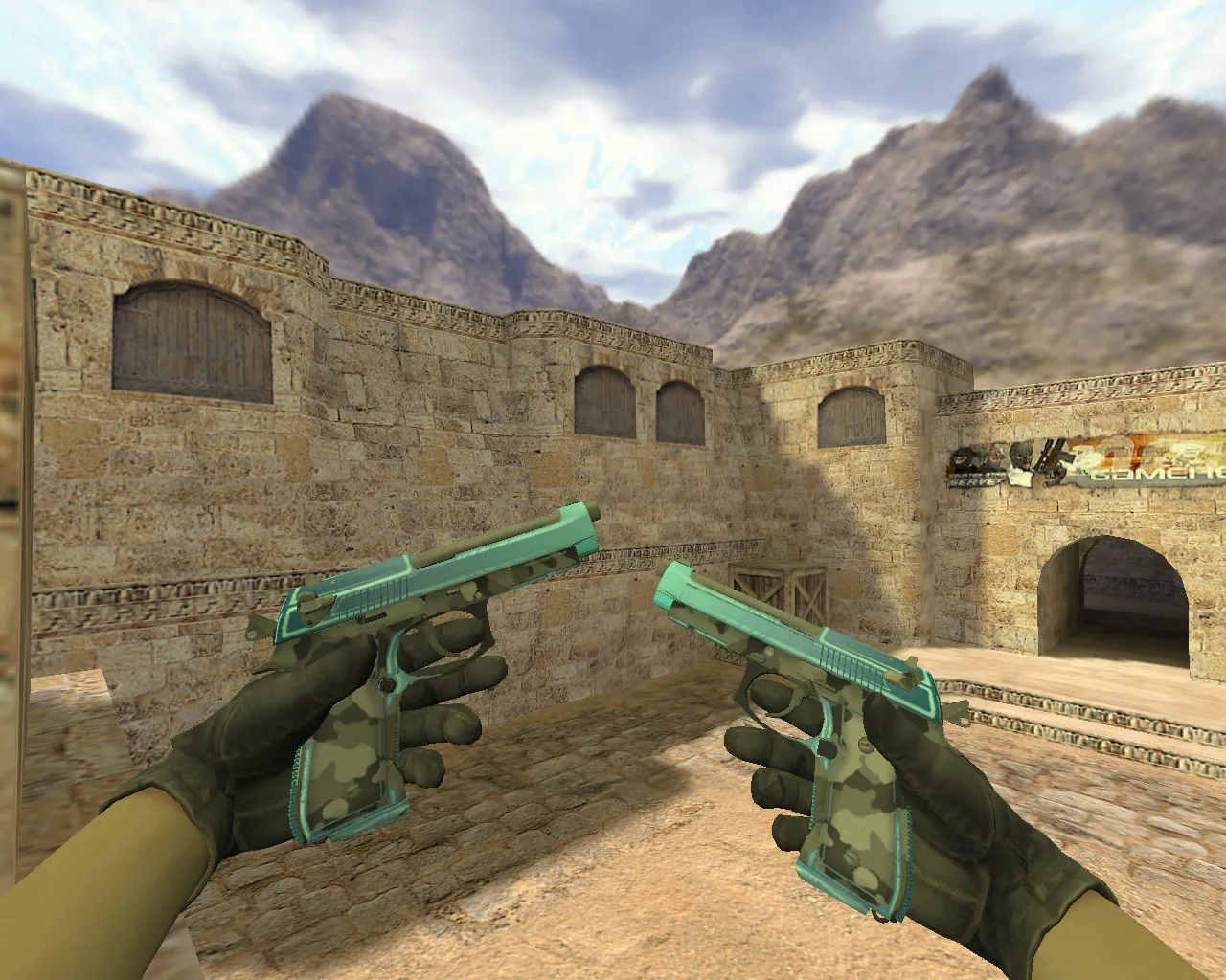 Скриншот Модель «Dual Elites Городской шок» для CS 1.6 - Уникальная Модель Оружия