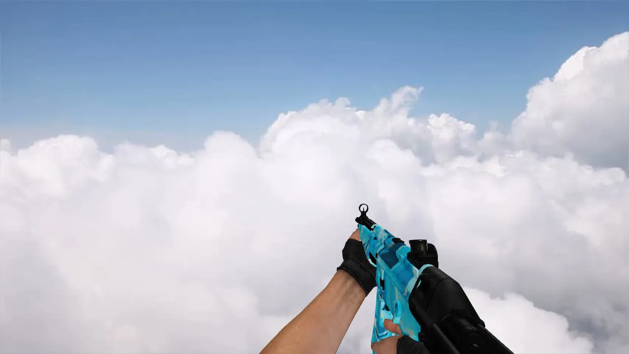 Скриншот Модель «MP5 Water» для CS 1.6 — качественные текстуры и анимация