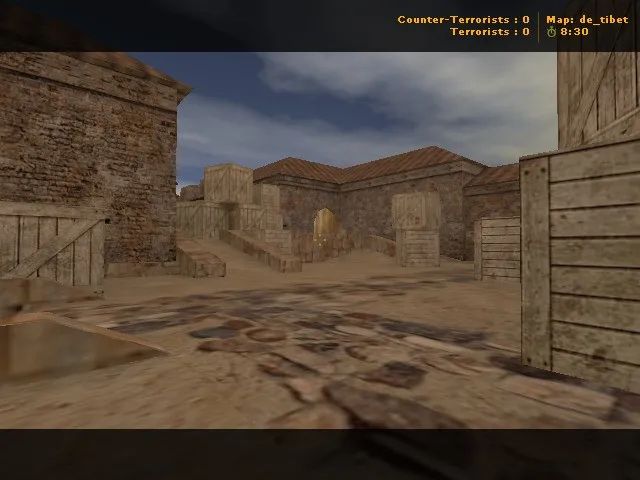 Скриншот  Карта de_tibet для CS 1.6: Тактические возможности и оптимизация