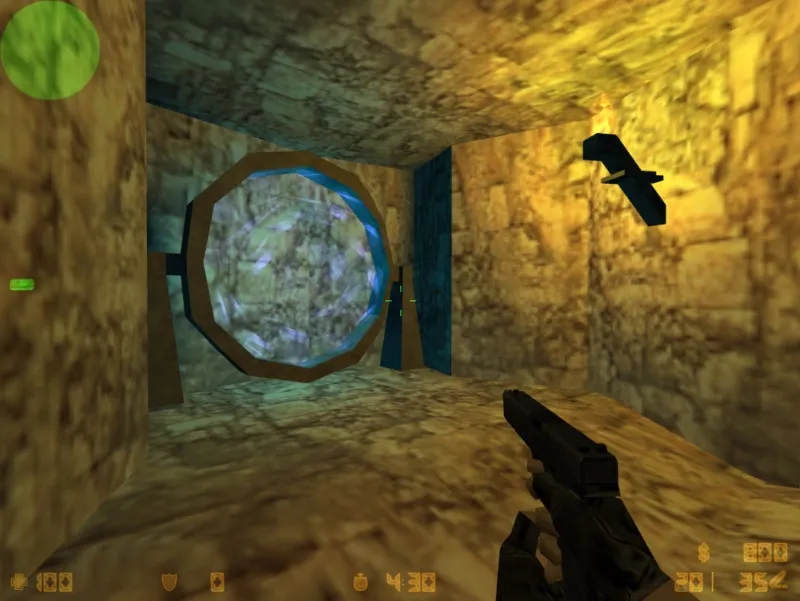 Скриншот  Карта de_berg_newb для CS 1.6: точки, маршруты, баланс сторон, .nav и оптимизация wpoly/epoly