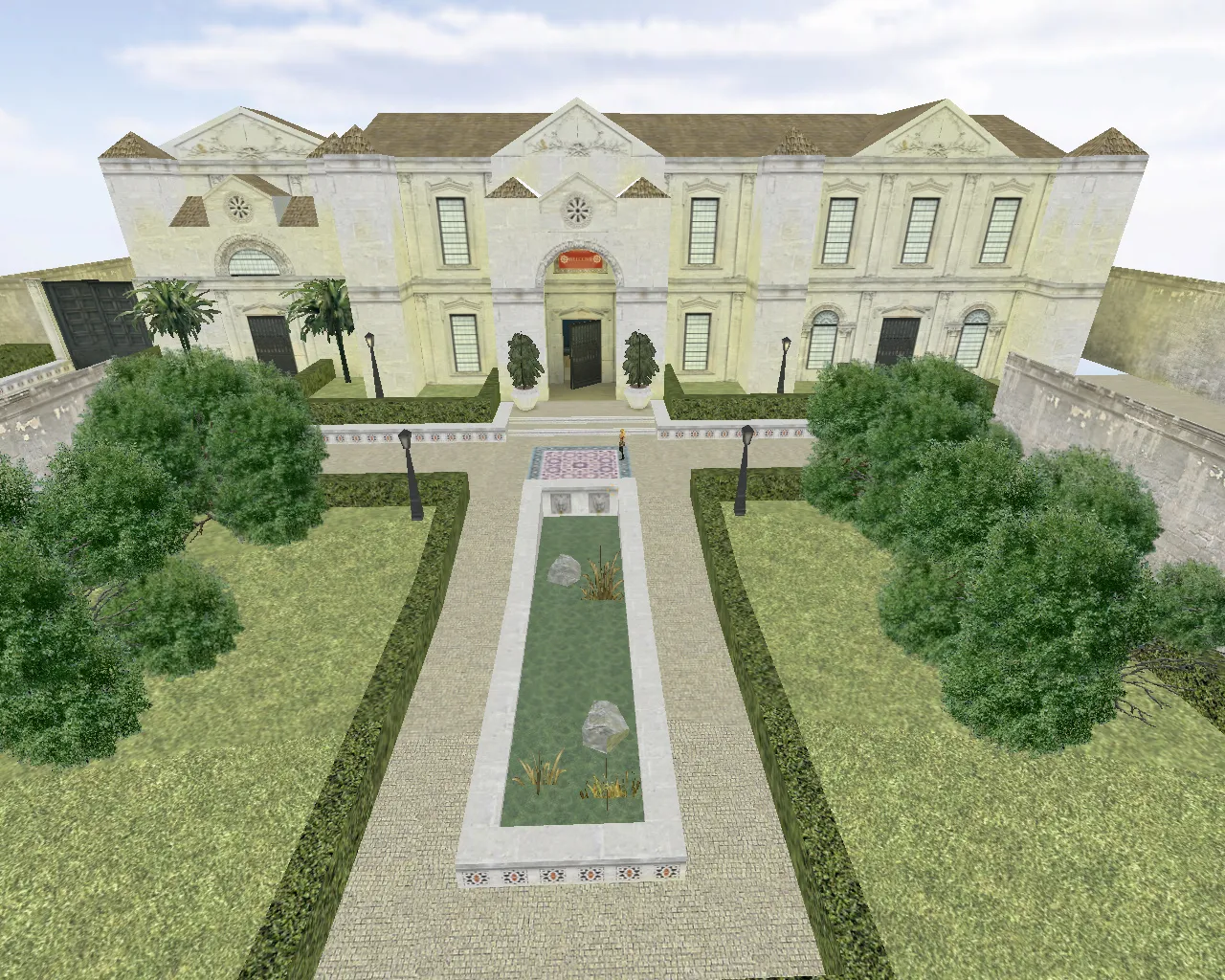 Скриншот  cs_belair для CS 1.6: карта, точки, тактика сторон и навигация ботов