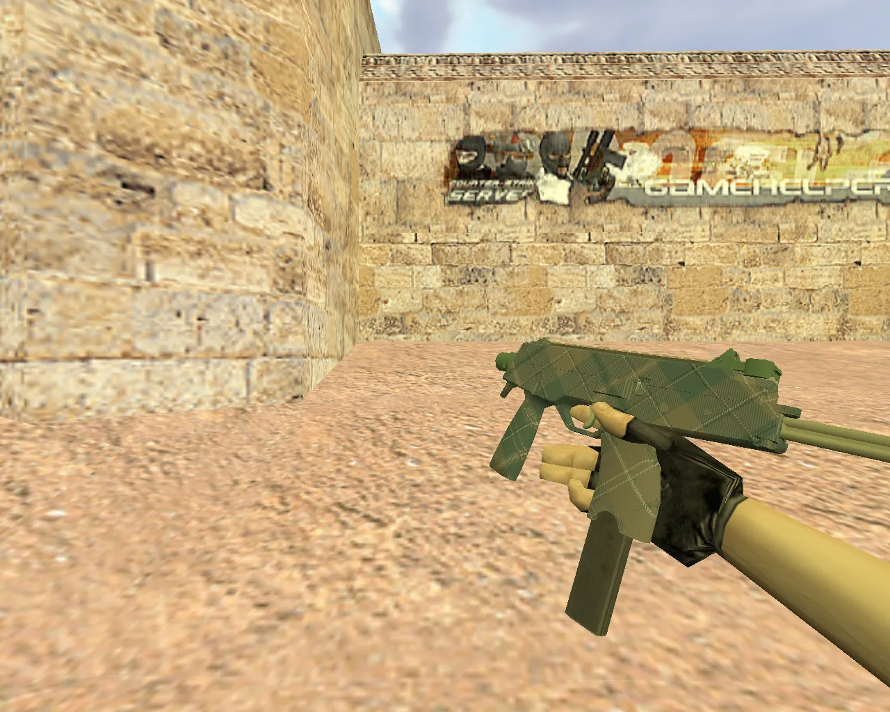 Скриншот Модель «MP9 Зеленая клетка» для CS 1.6 - Качественная замена