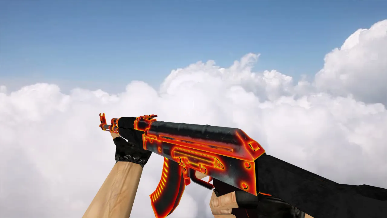 Скриншот Модель «AK-47 Heat» для CS 1.6 - Качество и Уникальность