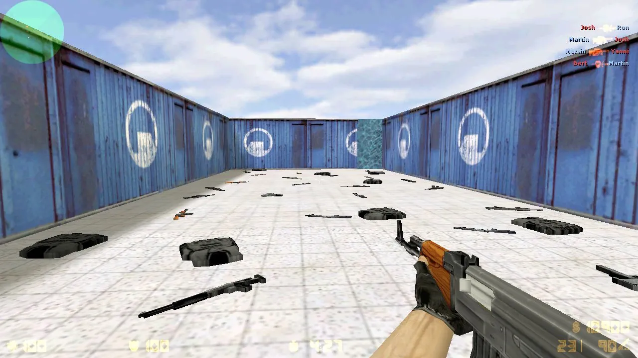 Скриншот Карта de_coolbros для CS 1.6: точки, маршруты, .nav для ботов, оптимизация wpoly/epoly