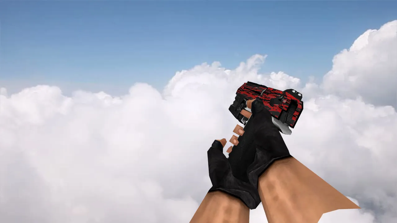 Скриншот Модель «Deagle Red Tiger» для CS 1.6 | Уникальный скин