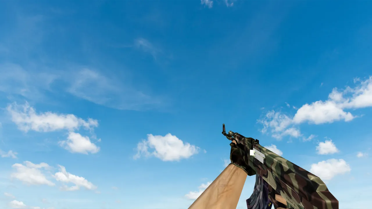 Скриншот Пак моделей оружия «Полный пак камуфляж оружия» для CS 1.6: v_, p_, w_ модели, звуки, анимация осмотра