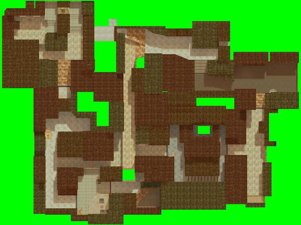 Скриншот  Карта de_marjour для CS 1.6 — тактическое преимущество в игре