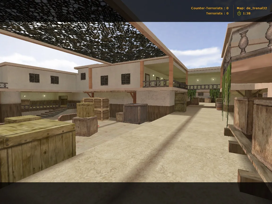 Скриншот  Карта de_trenal32 для CS 1.6: Тактика и стратегии