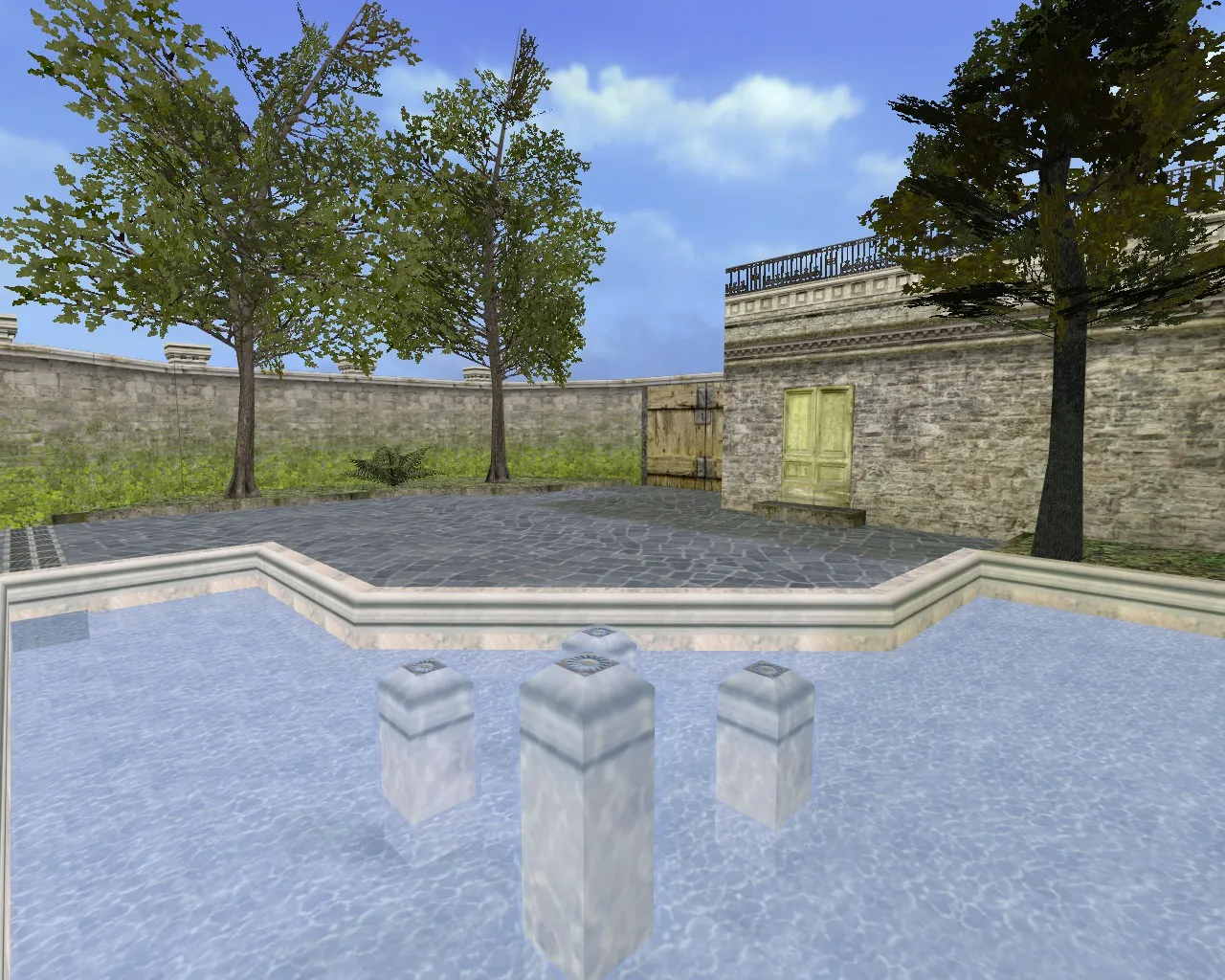 Скриншот  Карта de_noon для CS 1.6 - Тактические особенности и оптимизация