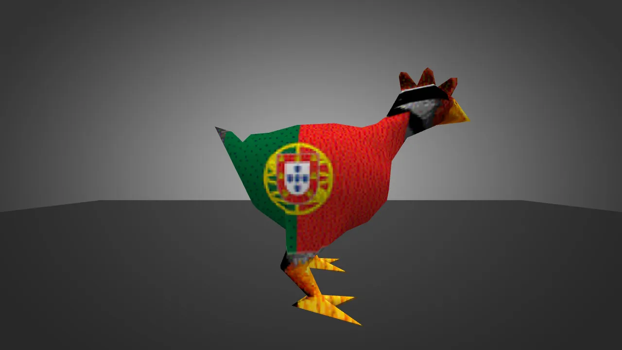 Скриншот Модель «Portugal Chiken» для CS 1.6 - Уникальный скин для игроков