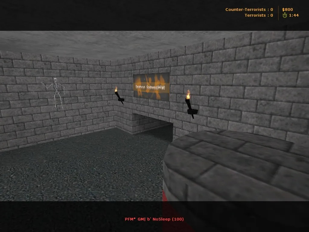 Скриншот  deathrun_sadness_pfm для CS 1.6: карты deathrun, точки, боты .nav, оптимизация