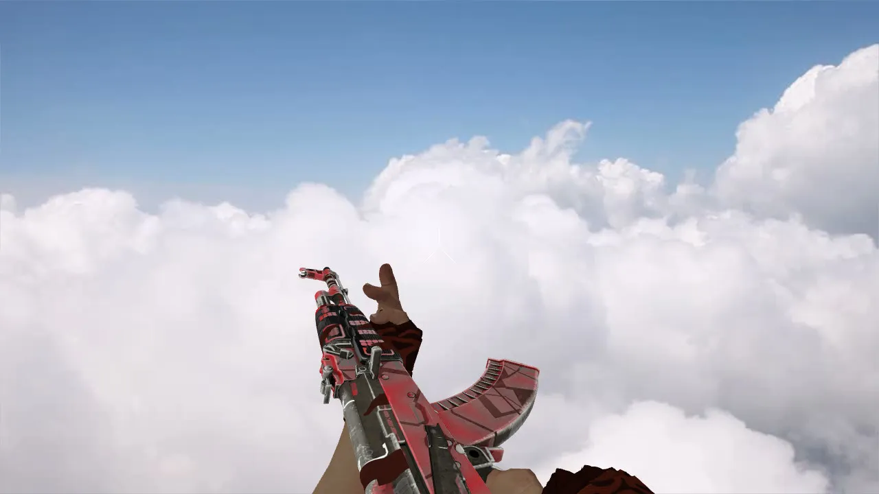 Скриншот Модель v_ ak-47 Ruby Forged для CS 1.6: p_ и w_ файлы, звуки, анимация осмотра, текстуры и настройка