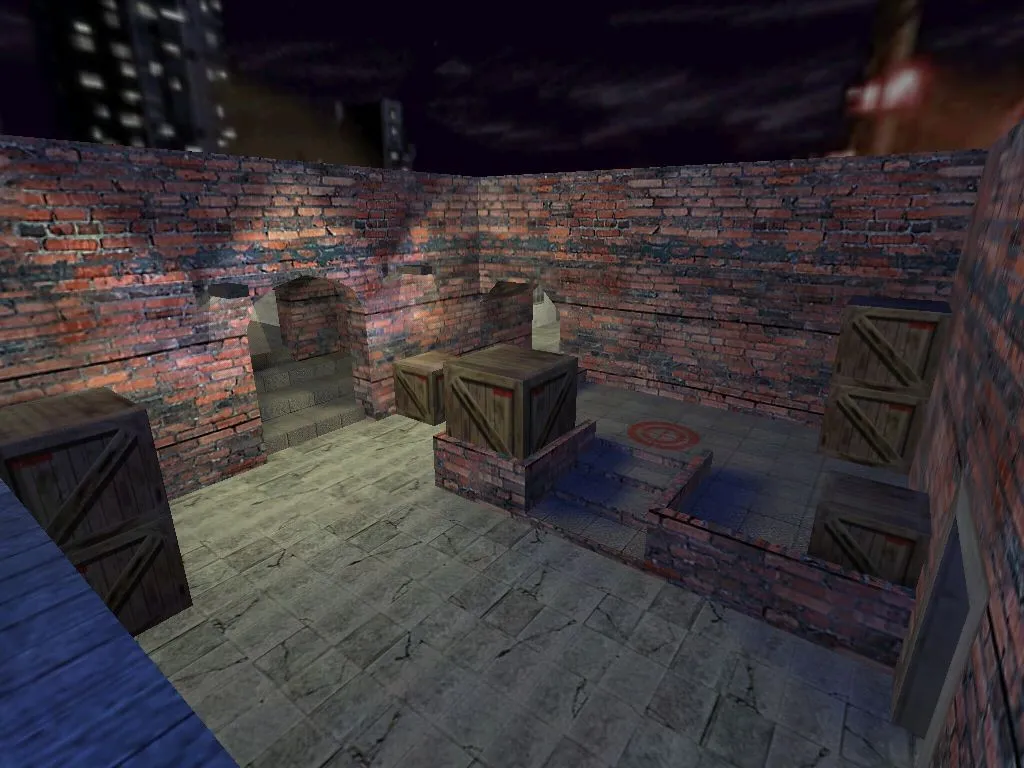 Скриншот  Карта de_nightwatch для CS 1.6: Тактика и особенности