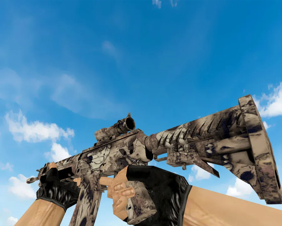 Скриншот Скин SG 553 | Белизна (Bleached) для CS 1.6