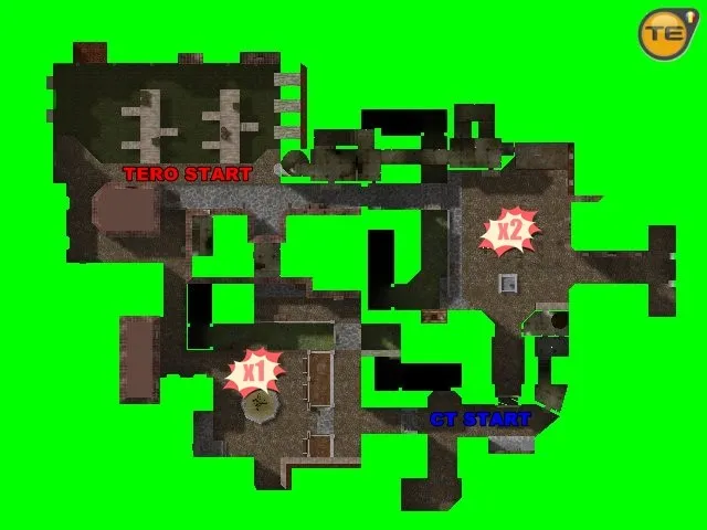 Скриншот  Карта de_pgl для CS 1.6: Тактические преимущества и особенности