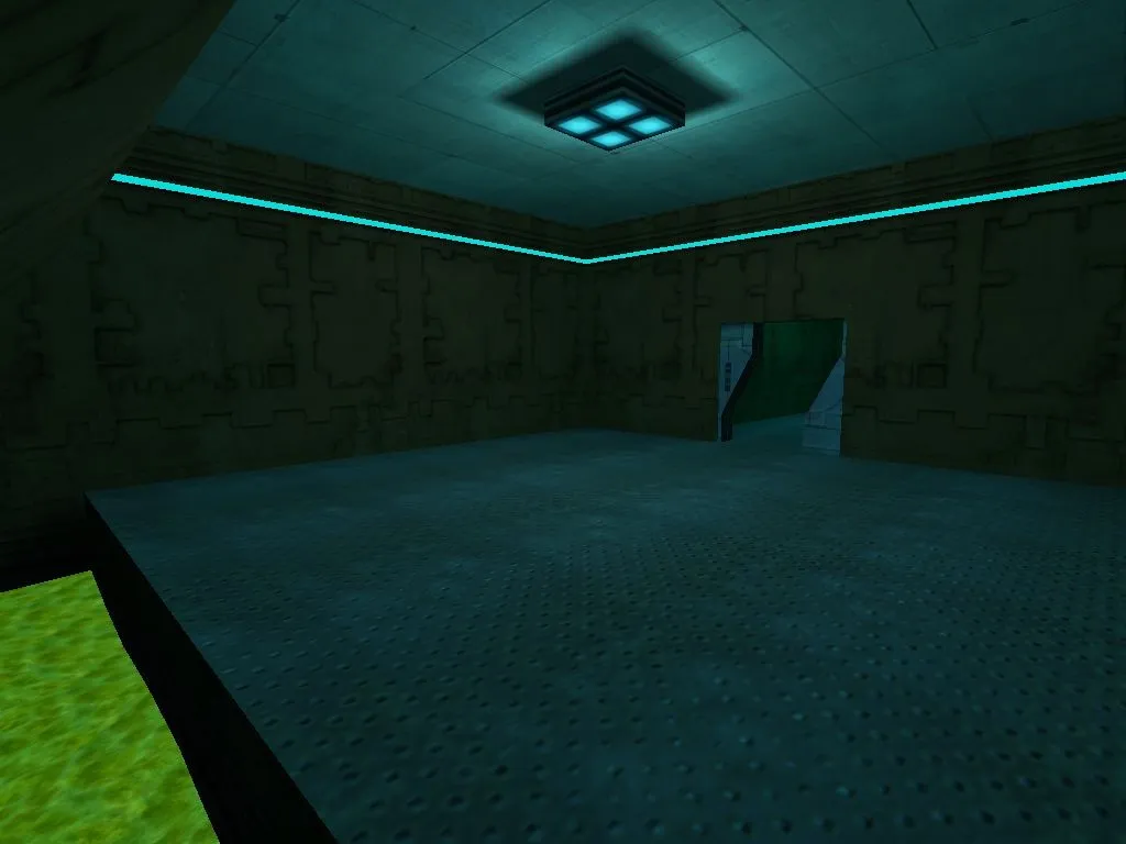 Скриншот  deathrun_vlab для CS 1.6: карта Deathrun, раунды, точки, .nav и оптимизация (wpoly/epoly)