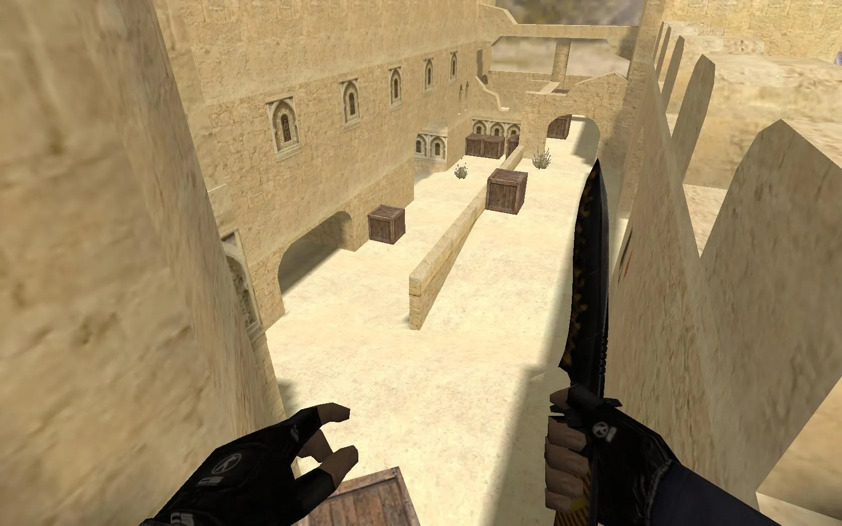 Скриншот  Карта de_sandman для CS 1.6: Технический обзор и стратегии