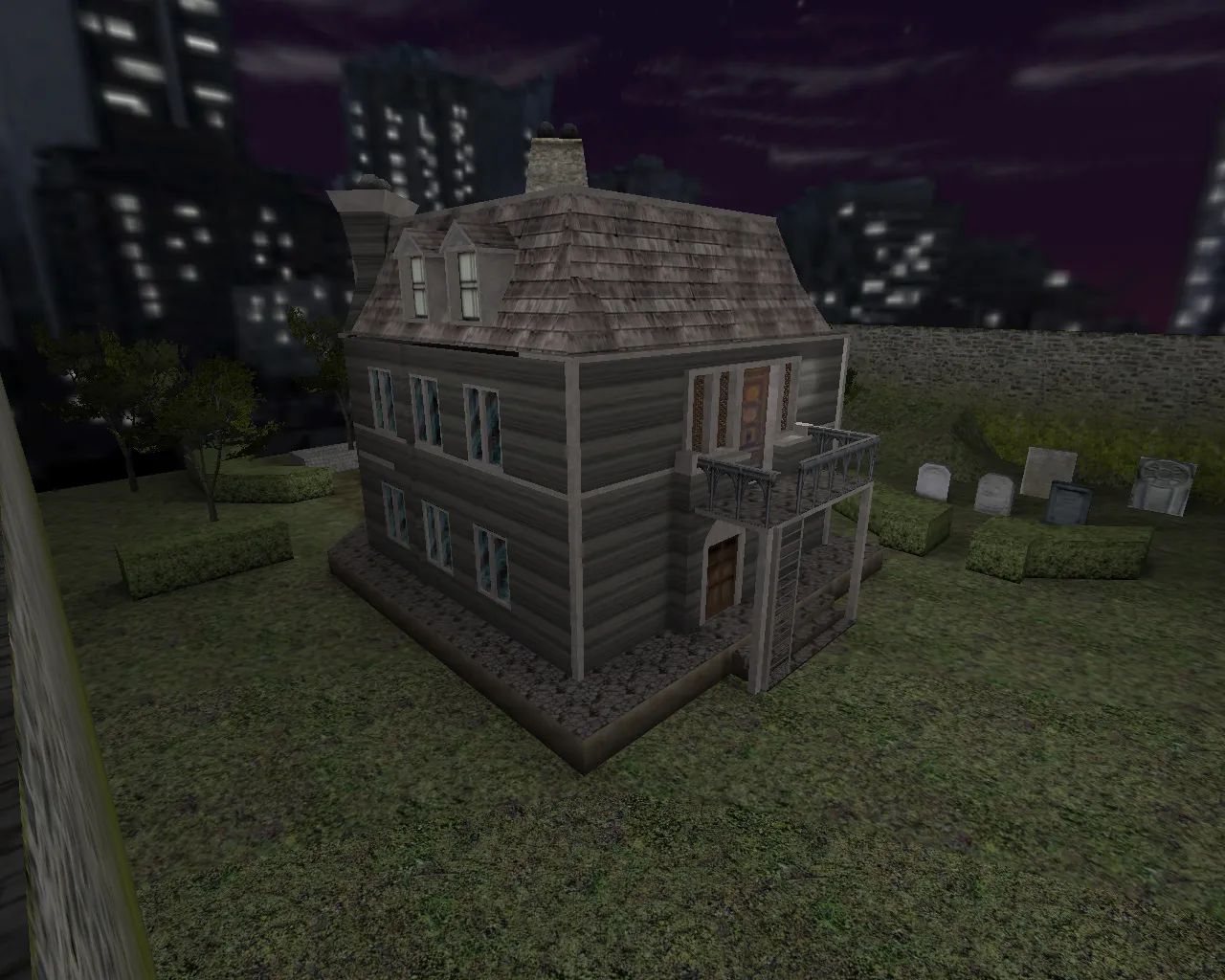 Скриншот  cs_horror — карта для CS 1.6: локации, точки под спавн, подсказки по раундам и настройка ботов