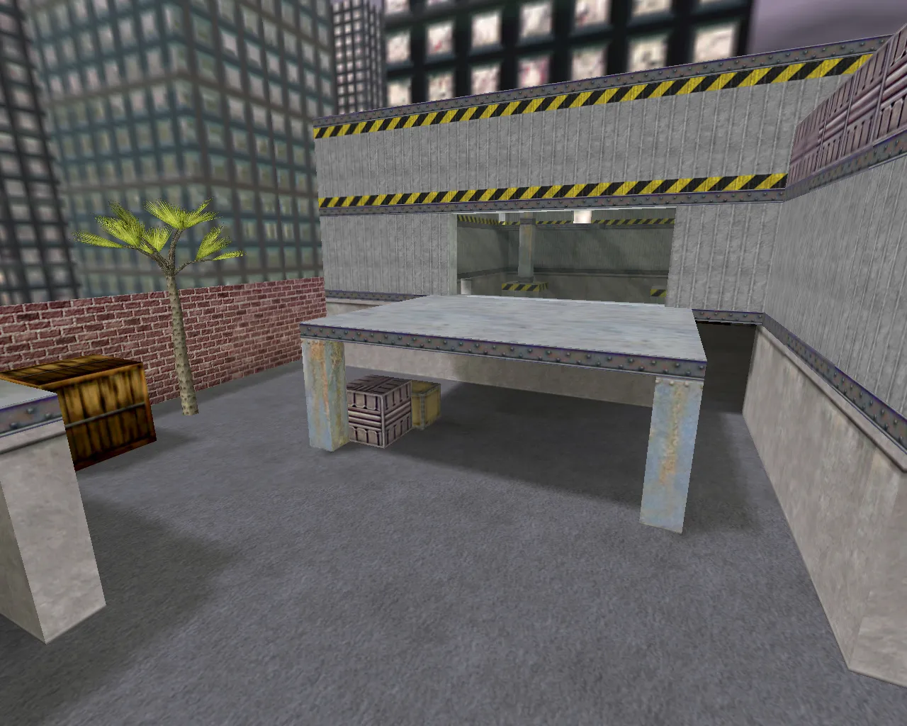 Скриншот  Карта de_factory для CS 1.6: точки, маршруты, .nav для ботов и оптимизация wpoly/epoly