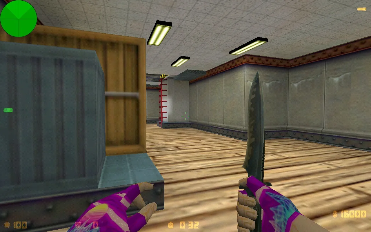 Скриншот  Карта de_crinks для CS 1.6: точки, маршруты, .nav для ботов, оптимизация wpoly/epoly