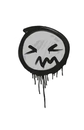 Скриншот Граффити «Рожица» для CS 1.6 - Уникальный стиль из CS:GO