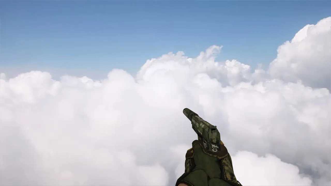 Скриншот Модель «USP «Взгляд в прошлое»» для CS 1.6 - Оружие с уникальным стилем