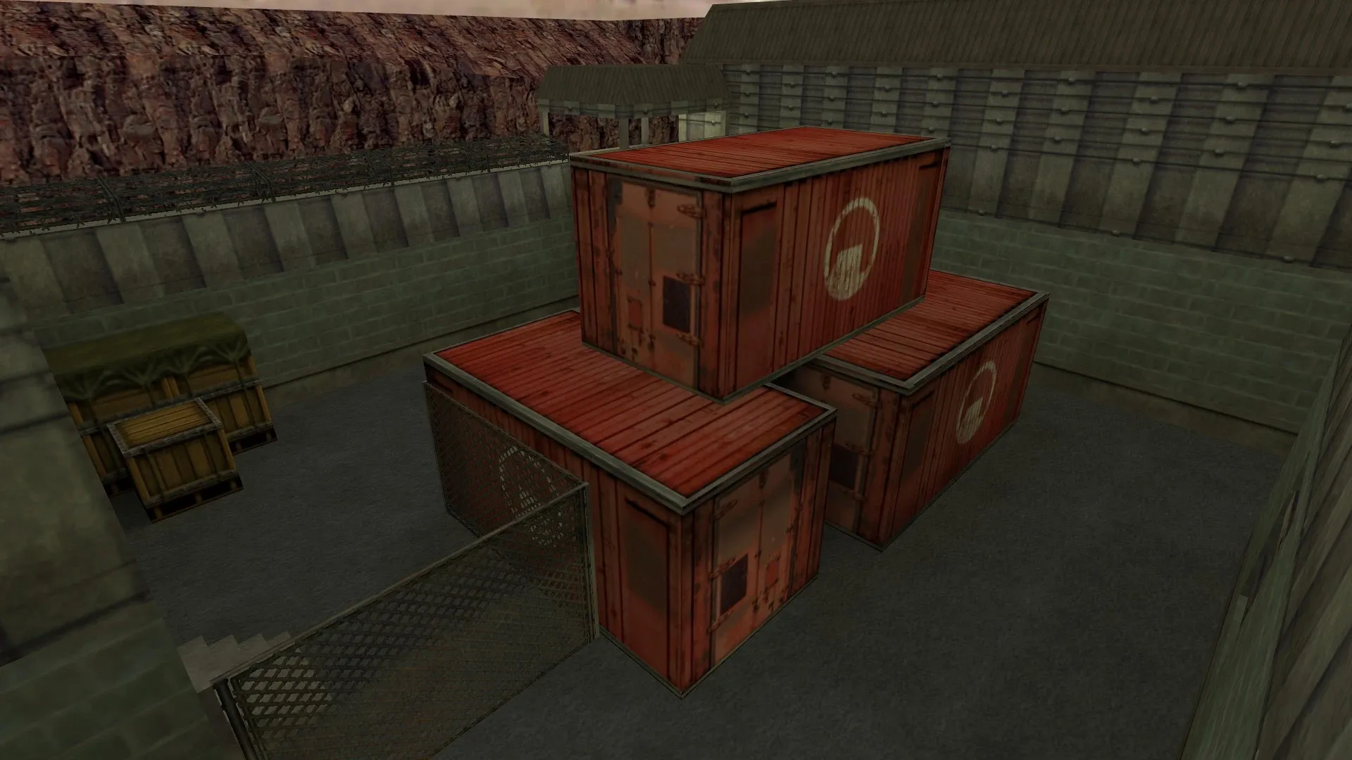 Скриншот Карта de_ctfotress2 для CS 1.6: точки, маршруты CT/T, оптимизация и запуск без риска