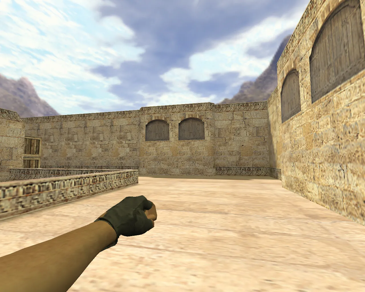 Скриншот Модель «Руки вместо ножа» для CS 1.6: v_*, p_*, w_ модели, звук, анимация осмотра и настройка под сервер