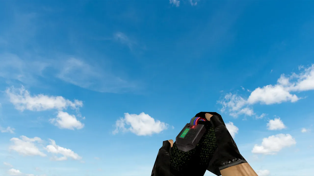 Скриншот Модель C4 «Черные джунгли» для CS 1.6: v_, p_, w_ модели, звук, анимация осмотра и текстуры